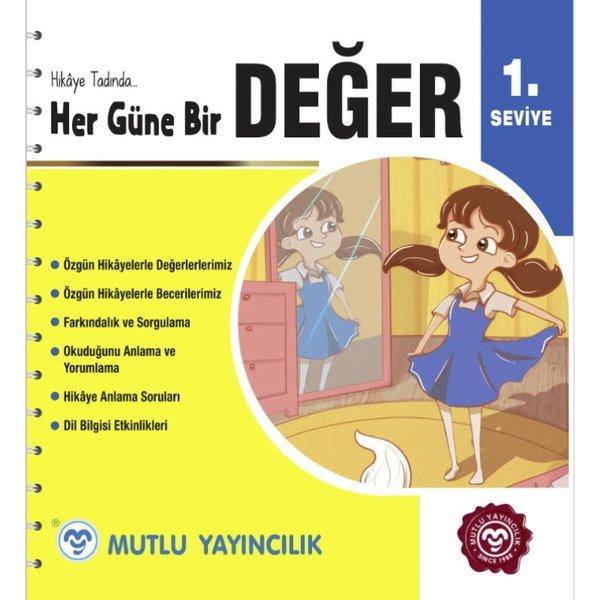Her Güne Bir Değer 1. Seviye Hikaye Tadında | Mutlu Yayıncılık (İnce Kapak)  - Resim 1