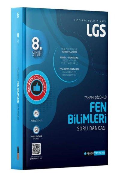 8.Sınıf LGS Fen Bilimleri Soru Bankası | Pegem Akademi Yayıncılık (İnce Kapak)  - Resim 1