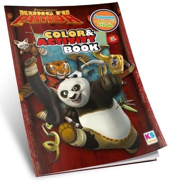 Kung Fu Panda Aktiviteli Boyama Kitabı | Ks Games (İnce Kapak)  - Resim 1