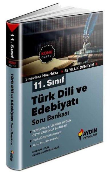 11. Sınıf Türk Dili ve Edebiyatı Konu Özetli Soru Bankası | Aydın Yayınları-Eğitim (İnce Kapak)  - Resim 1