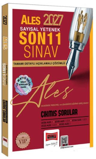 2027 ALES Sayısal Yetenek Son 11 Sınav Tamamı Çözümlü Çıkmış Sorular | Yargı Yayınevi (Ciltsiz)  - Resim 1