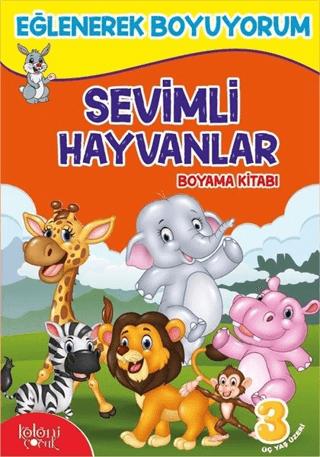 Sevimli Hayvanlar Boyama Kitabı | Koloni Çocuk (Ciltsiz)  - Resim 1