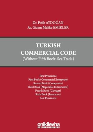 Turkish Commercial Code | On İki Levha Yayınları (Ciltli)  - Resim 1