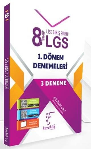 8.Sınıf LGS 1.Dönem Denemeleri 3 Deneme | Karekök Yayıncılık (Ciltsiz)  - Resim 1
