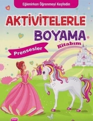 Aktivitelerle Boyama Kitabım - Prensesler | Koloni Çocuk (Ciltsiz)  - Resim 1