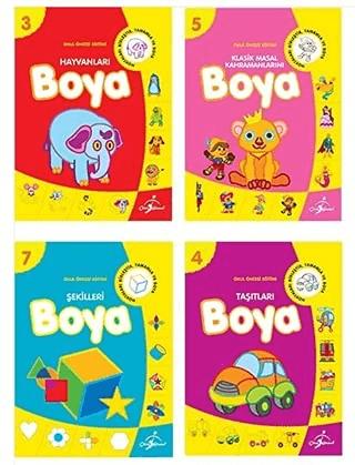 Okul Öncesi Boyamalı Alıştırma (10 Kitap Takım)