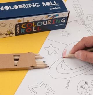 Colouring Roll Space Travel | Kidmosfer - Resim 1