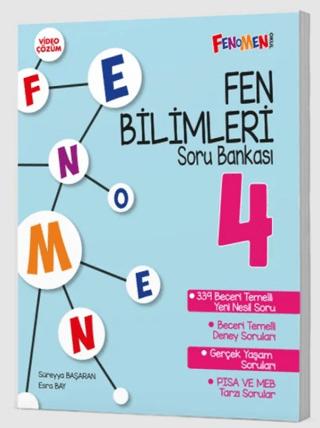 4. Sınıf Fen Bilimleri Fenomen Soru Bankası | Fenomen Çocuk (Ciltsiz)  - Resim 1
