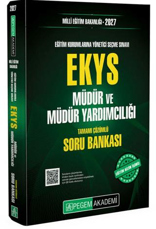2027 EKYS MEB Müdür ve Müdür Yardımcılığı Soru Bankası | Pegem Akademi Yayıncılık (Ciltsiz)  - Resim 1