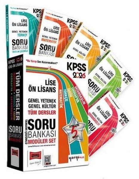 2026 KPSS Lise Ön Lisans GK - GY Tüm Dersler Tamamı Çözümlü Modüler Soru Bankası Seti  -  5 Kitap Ta | Yargı Yayınları (İnce Kapak)  - Resim 1