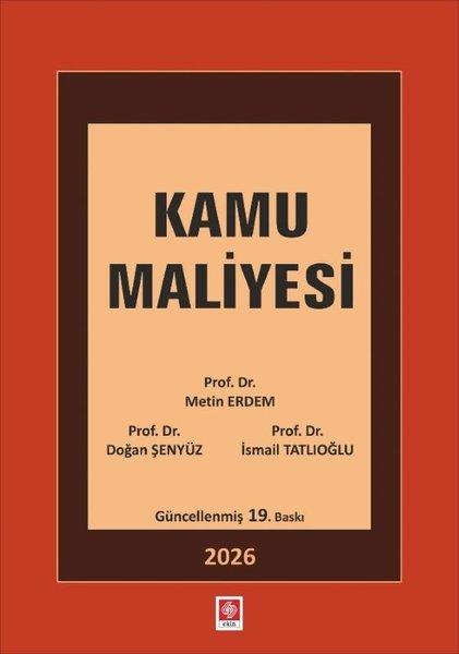 Kamu Maliyesi | Ekin Basım Yayın (İnce Kapak)  - Resim 1