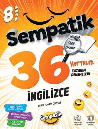 8. Sınıf İngilizce 36 Haftalık Kazanım Denemeleri | Ünlüler Karması (Ciltsiz)  - Resim 1