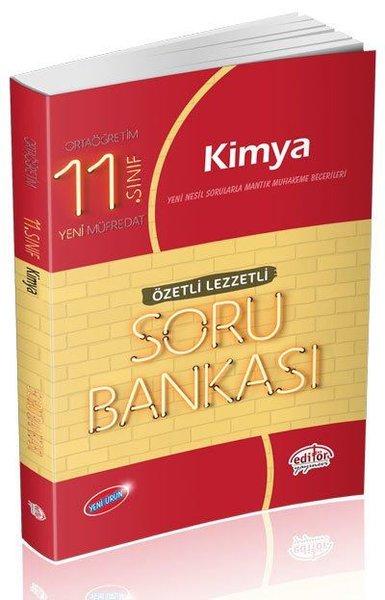 Editör 11. Sınıf Kimya Özetli Lezzetli Soru Bankası | Editör (İnce Kapak)  - Resim 1