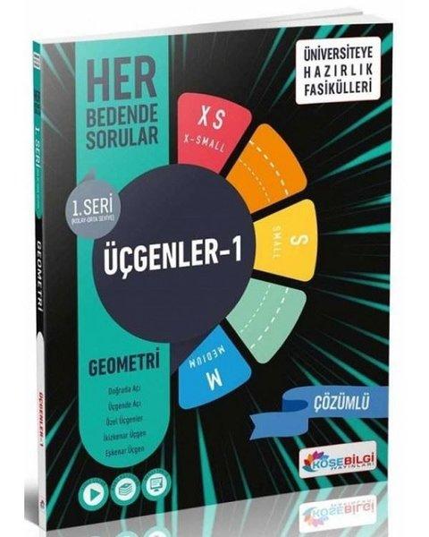 Geometri 1.Seri - Üçgenler - 1 | Köşebilgi Yayınları (İnce Kapak)  - Resim 1