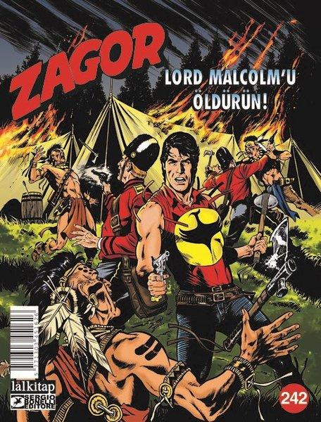 Zagor Sayı 242 - Lord Malcolm'u Öldürün! | Lal (İnce Kapak)  - Resim 1