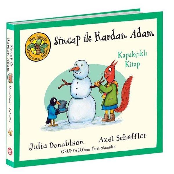 Sincap ile Kardan Adam - Kapakçıklı Kitap - Meşe Palamudu Ormanı'ndan Masallar | Beta Kids (Ciltli)  - Resim 1