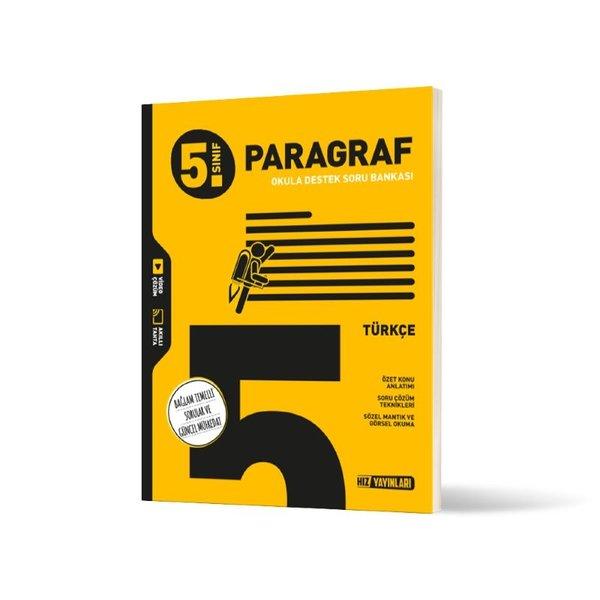5. Sınıf Türkçe Paragraf Soru Bankası | Hız Yayınları (İnce Kapak)  - Resim 1