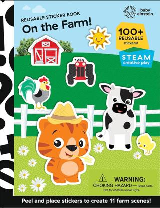 Baby Einstein: Sticker Book- On the Farm! | Pi Kids (Ciltli)  - Resim 1