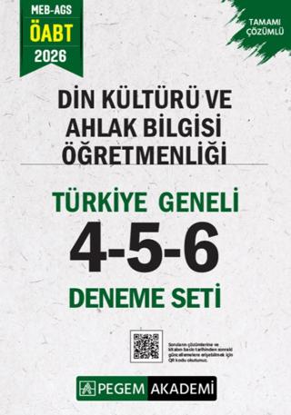 2026 MEB AGS ÖABT Din Kültürü ve Ahlak Bilgisi Öğretmenliği Tamamı Çözümlü Türkiye Geneli 4-5-6 (3'lü Deneme Seti)