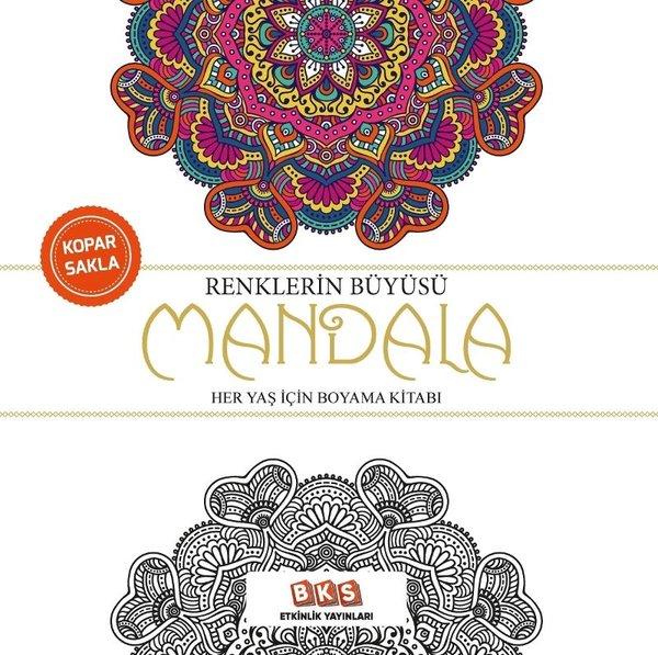 Renklerin Büyüsü - Mandala Her Yaş İçin Boyama Kitabı | BKS Etkinlik Yayınları (İnce Kapak)  - Resim 1
