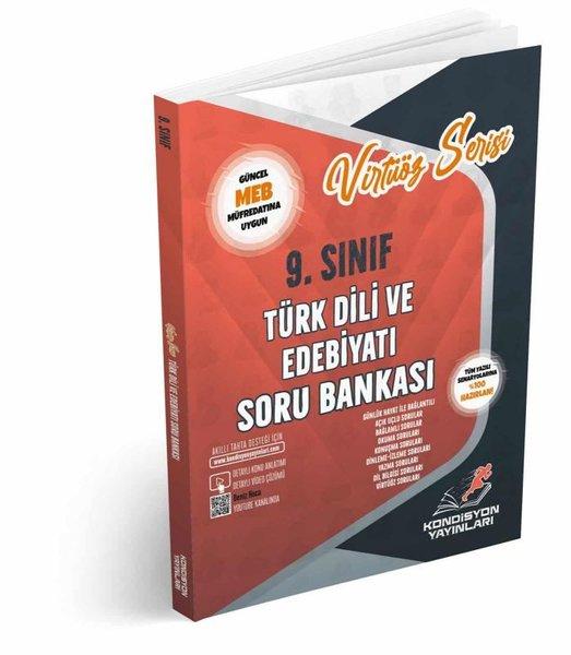 9. Sınıf Türk Edebiyatı Virtüöz Serisi Soru Bankası | Kondisyon Yayınları (İnce Kapak)  - Resim 1