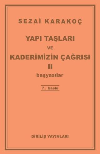 Yapı Taşları ve Kaderimizin Çağrısı 2 | Diriliş Yayınları (Ciltsiz)  - Resim 1