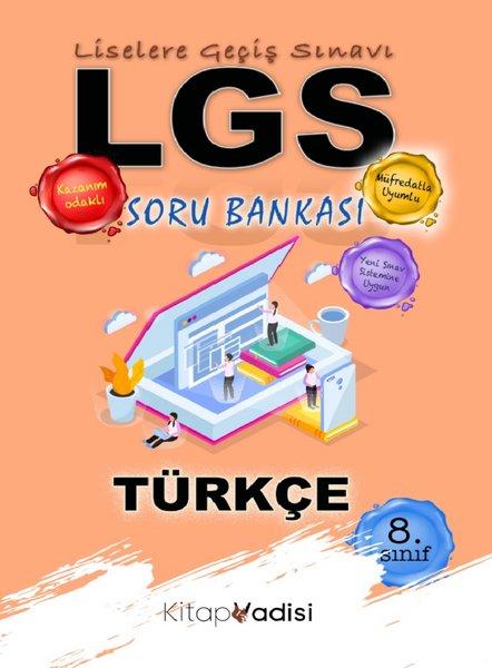 8.Sınıf LGS Türkçe Soru Bankası | Kitap Vadisi Yayınları (İnce Kapak)  - Resim 1