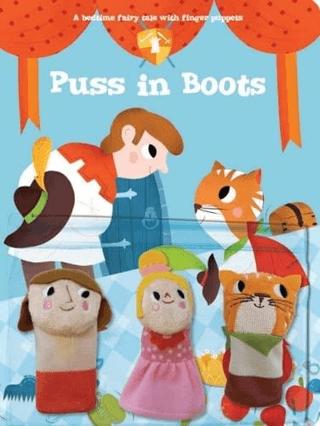 Bedtime Fairy Tale with Finger Puppets: Puss in Boots | Yoyo Books (Ciltli)  - Resim 1