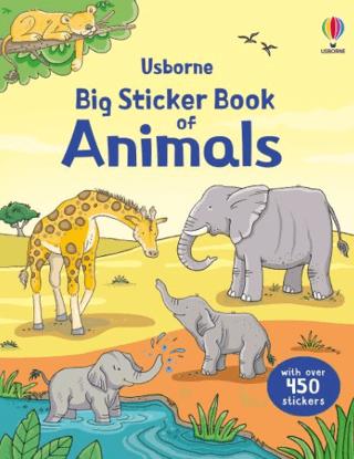 Big Sticker Book of Animals | Usborne (Ciltsiz)  - Resim 1