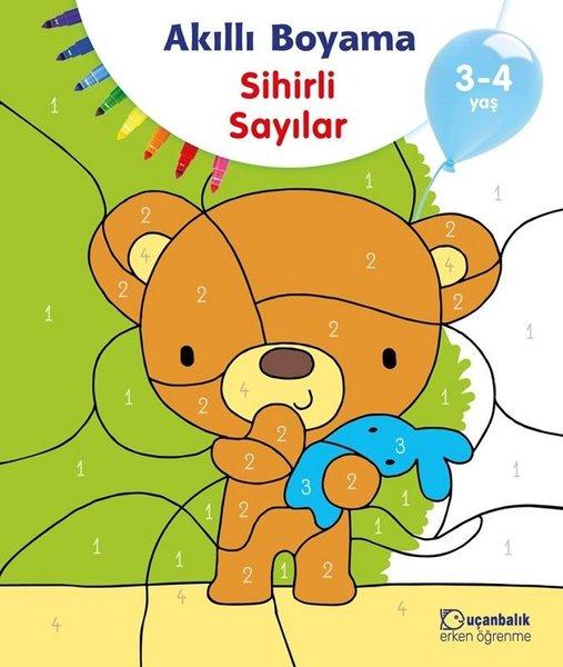 Akıllı Boyama-Sihirli Sayılar 3-4 Yaş | Uçanbalık Yayıncılık (İnce Kapak)  - Resim 1