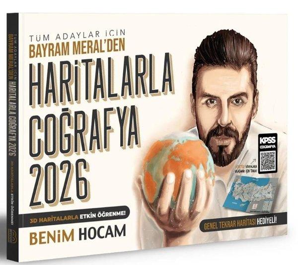 2026 Tüm Adaylar İçin Haritalarla Coğrafya Konu Anlatımı | Benim Hocam Yayınları (İnce Kapak)  - Resim 1