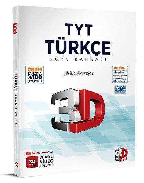 TYT Türkçe Soru Bankası | 3D Yayınları (İnce Kapak)  - Resim 1