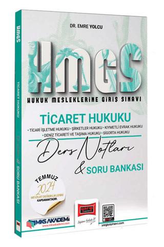 2025 Hukuk Mesleklerine Giriş Sınavı Ticaret Hukuku Ders Notları ve Soru Bankası