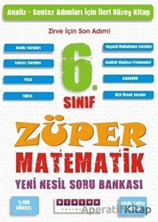 6. Sınıf Züper Matematik Yeni Nesil Soru Bankası - Platon Yayıncılık