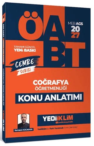 2027 MEB AGS ÖABT Cemre Serisi Coğrafya Öğretmenliği Konu Anlatımı | Yediiklim Yayınları (Ciltsiz)  - Resim 1