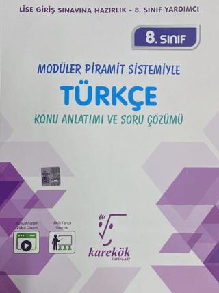 8. Sınıf Türkçe Konu Anlatımı ve Soru Bankası | Karekök Yayıncılık (Ciltsiz)  - Resim 1