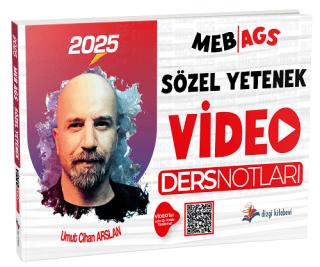 2025 MEB-AGS Sözel Yetenek Video Ders Notları | Dizgi Kitap (Ciltsiz)  - Resim 1