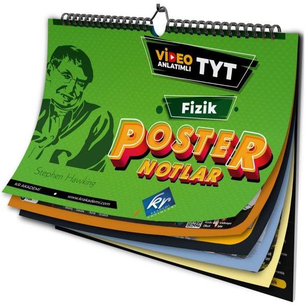 TYT Fizik Poster Notlar | KR Akademi (İnce Kapak)  - Resim 1
