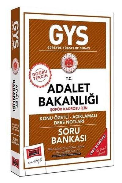 GYS T.C. Adalet Bakanlığı Şoför Kadrosu İçin Konu Özetli Soru Bankası | Yargı Yayınları (İnce Kapak)  - Resim 1