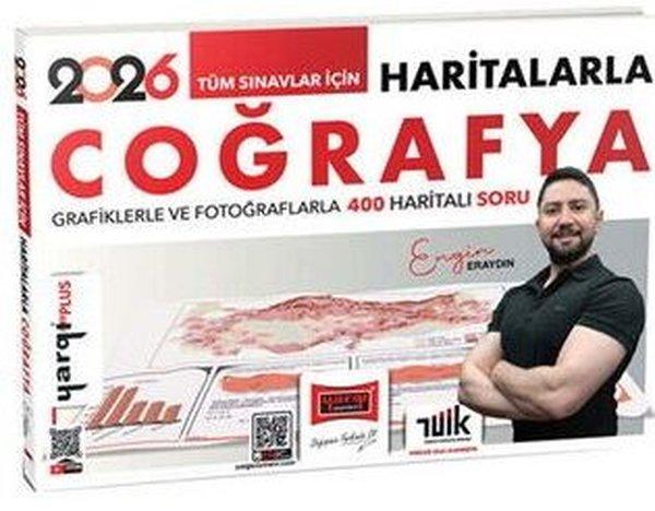 2026 Tüm Sınavlar İçin Haritalarla Coğrafya Grafiklerle ve Fotoğraflarla 400 Haritalı Soru | Yargı Yayınları (İnce Kapak)  - Resim 1
