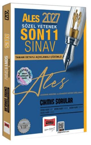 2027 ALES Sözel Yetenek Son 11 Sınav Tamamı Çözümlü Çıkmış Sorular | Yargı Yayınevi (Ciltsiz)  - Resim 1