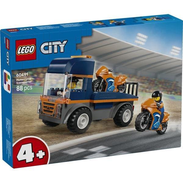 LEGO City Motosiklet Taşıyıcı Oyuncak Seti 60491