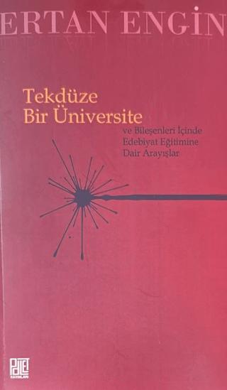 Tekdüze Bir Üniversite | Palet Yayınları (Ciltsiz)  - Resim 1