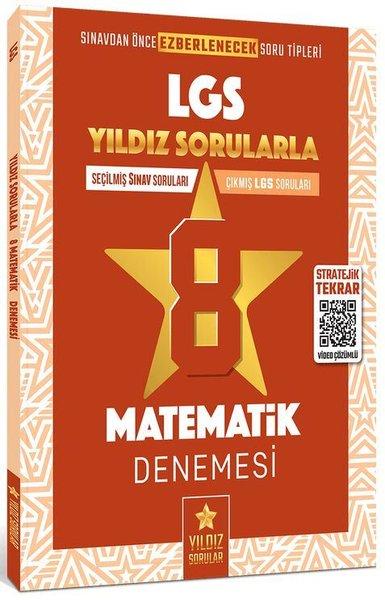 8.Sınıf LGS Matematik 8 Deneme | Yıldız Sorular Yayınları (İnce Kapak)  - Resim 1