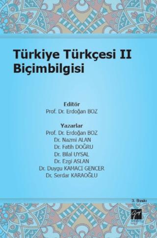 Türkiye Türkçesi 2 Biçimbilgisi