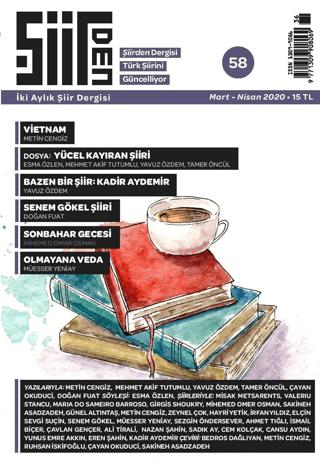 Şiirden İki Aylık Şiir Dergisi Sayı: 58 Mart-Nisan 2020 | Şiirden Yayıncılık (Ciltsiz)  - Resim 1