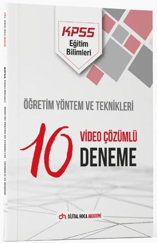 KPSS Eğitim Bilimleri Öğretim Yöntem ve Teknikleri Çözümlü 10 Deneme Akademi