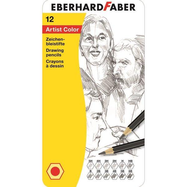 Eberhard Faber Artist Color 12li Metal Kutu Çizim Kalemi
