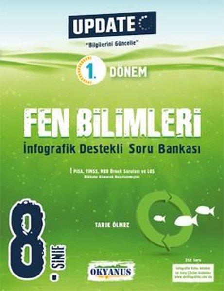 8. Sınıf Update 1. Dönem İnfografik Destekli Fen Bilimleri Soru Bankası | Okyanus Eğitim (İnce Kapak)  - Resim 1