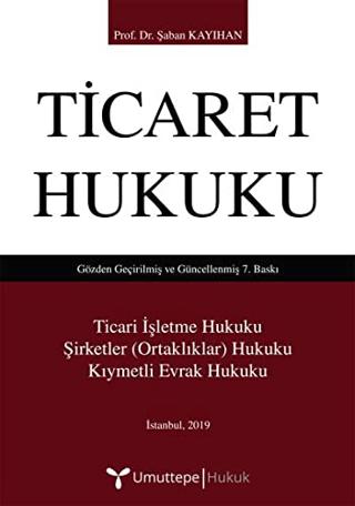 Ticaret Hukuku | Umuttepe Yayınları (Ciltsiz)  - Resim 1